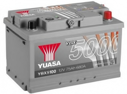 Стартерная аккумуляторная батарея YUASA YBX5100 (фото 1)