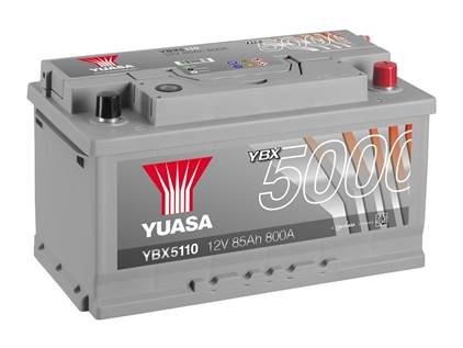 Стартерная аккумуляторная батарея YUASA YBX5110 (фото 1)