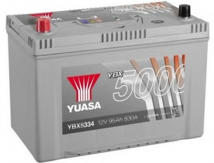 Стартерная аккумуляторная батарея YUASA YBX5334 (фото 1)