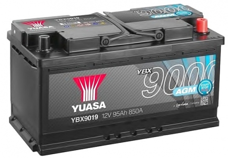 Стартерная аккумуляторная батарея YUASA YBX9019 (фото 1)
