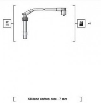 PRZEWODY OPEL WYS.NAP. MAGNETI MARELLI MSK1159 (фото 1)