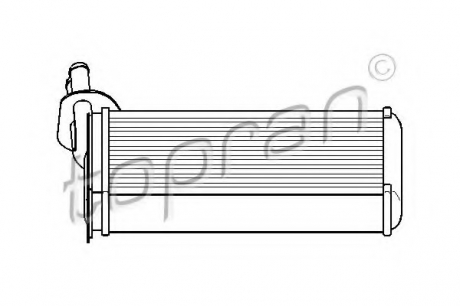 Теплообменник, отопление салона TOPRAN / HANS PRIES 108 614 (фото 1)