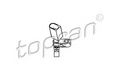 Датчик, частота вращения колеса TOPRAN / HANS PRIES 110 609 (фото 1)