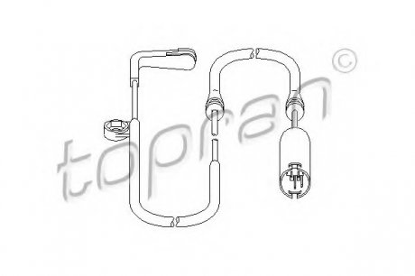 Датчик зносу гальмівних колодок TOPRAN / HANS PRIES 500 667 (фото 1)