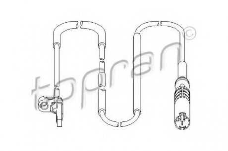 Датчик частоти обертання колеса TOPRAN / HANS PRIES 501 461 (фото 1)