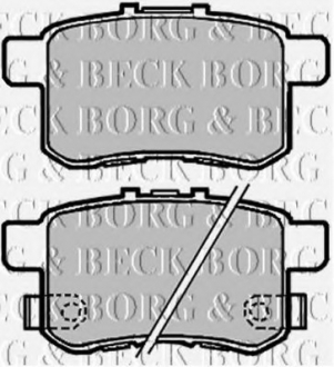 Гальмівні колодки дискові BORG & BECK BBP2103 (фото 1)