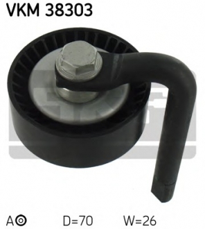 Натяжний ролик, поліклінового ременя (Вир-во) SKF VKM38303 (фото 1)