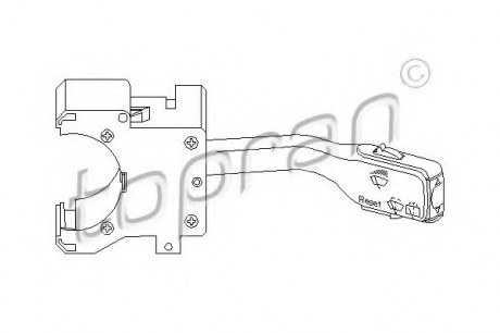 Переключатель стеклоочистителя TOPRAN / HANS PRIES 109 133 (фото 1)