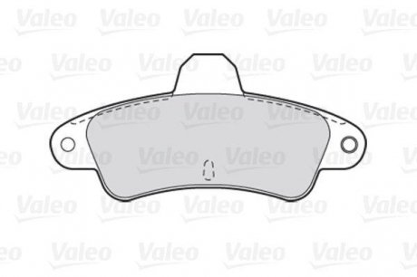 Колодки тормозные задние Valeo 301005 (фото 1)