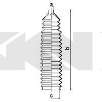 Пильовик рульового механізма GKN SPIDAN 83600 (фото 1)