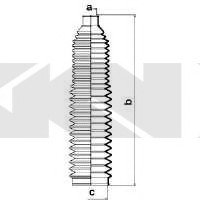 Пильовик рульового механізма GKN SPIDAN 83686 (фото 1)