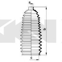 Пильовик рульового механізма GKN SPIDAN 84014 (фото 1)