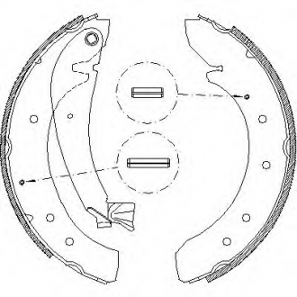Комплект тормозных колодок ROADHOUSE 471900 (фото 1)