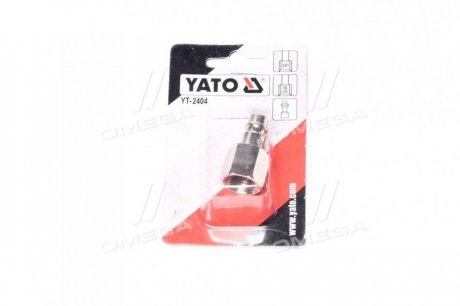 Швидкознімний наконечник із внутр. різьбленням o = 3/8" YATO YT2404 (фото 1)