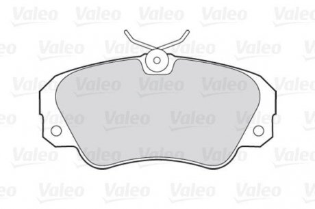 Колодки тормозные передние Valeo 301256 (фото 1)