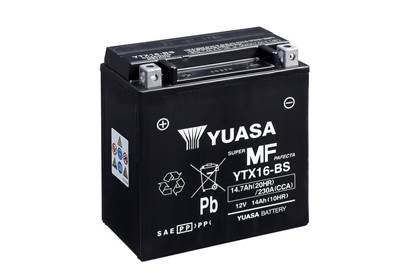 Аккумулятор гелевый 14Ah 230A YUASA YTX16-BS (фото 1)