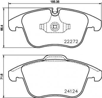 Гальмівні колодки дискові P36 030 BREMBO P 36 030 (фото 1)