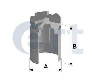 Поршень, корпус скобы тормоза ERT 150227-C (фото 1)