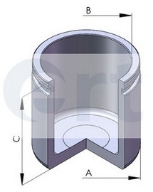 Поршень, корпус скобы тормоза ERT 150550-C (фото 1)