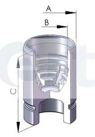 Поршень, корпус скобы тормоза ERT 150553-C (фото 1)
