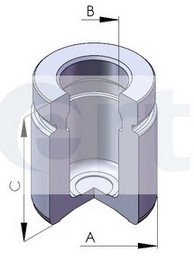 Поршень, корпус скобы тормоза ERT 150572-C (фото 1)