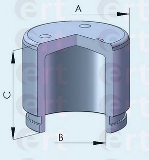 Поршень, корпус скобы тормоза ERT 150778-C (фото 1)