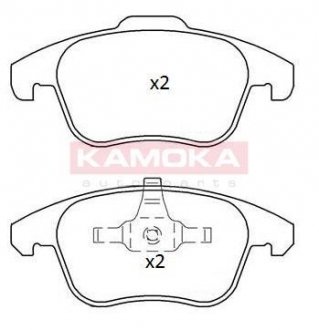 Комплект тормозных колодок KAMOKA JQ101219 (фото 1)