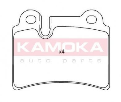 Комплект тормозных колодок KAMOKA JQ101221 (фото 1)