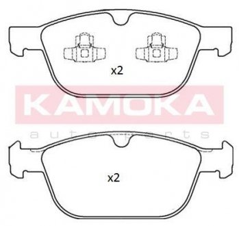 Комплект тормозных колодок KAMOKA JQ101233 (фото 1)