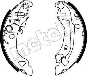 Комплект тормозных колодок Metelli 53-0070 (фото 1)