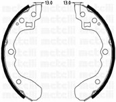 Комплект тормозных колодок Metelli 53-0220 (фото 1)