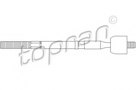 Осевой шарнир, рулевая тяга TOPRAN / HANS PRIES 720 408 (фото 1)