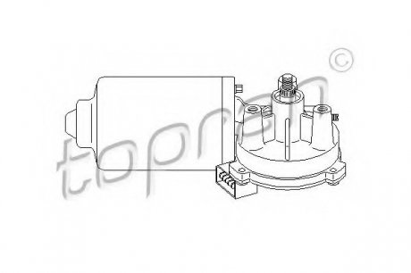 Двигун стеклоочистителя TOPRAN / HANS PRIES 108 577 (фото 1)
