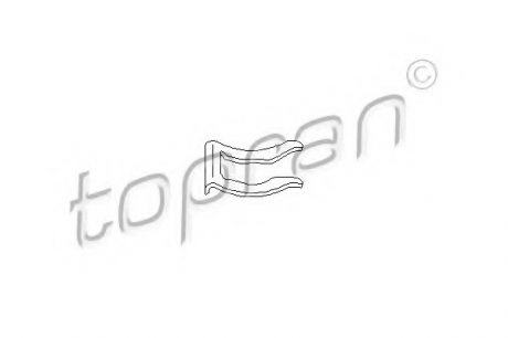 Кронштейн, гальмівний шланг TOPRAN / HANS PRIES 108 716 (фото 1)