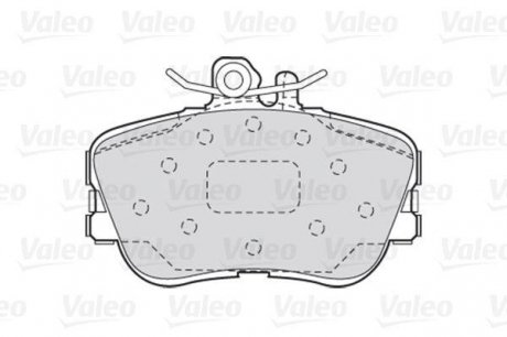 Гальмівні колодки дискові MERCEDES C-Class "1,8-2,8 "F "93-01 Valeo 301013 (фото 1)