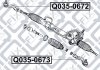 Накінечник рульової тяги (лівий) Q-FIX Q035-0672 (фото 3)