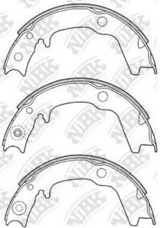 Колодки ручника NiBK FN6704 (фото 1)