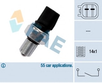 Датчик увімкнення підсвітки руху заднім ходом FAE 40921 (фото 1)
