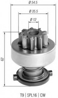 Бендикс стартера MAGNETI MARELLI AMB0392 (фото 1)