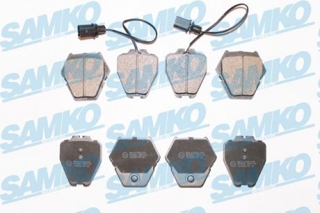 Колодки тормозные дисковые SAMKO 5SP1121 (фото 1)