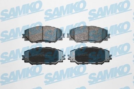 Колодки тормозные дисковые SAMKO 5SP1258 (фото 1)
