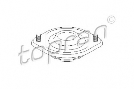 Опора стойки амортизатора TOPRAN / HANS PRIES 200 445 (фото 1)
