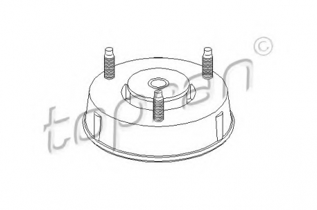 Опора стойки амортизатора TOPRAN / HANS PRIES 302 358 (фото 1)