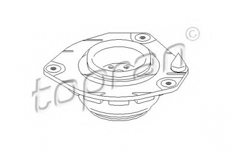 Опора стойки амортизатора TOPRAN / HANS PRIES 700 365 (фото 1)