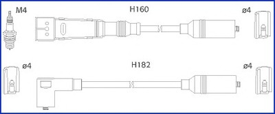 Комплект электропроводки HITACHI 134717 (фото 1)