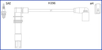 Комплект электропроводки HITACHI 134797 (фото 1)