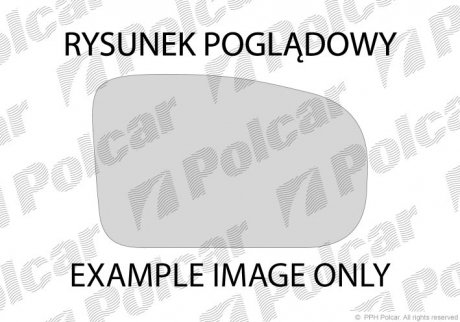 Стекло зеркала внешнего Polcar 380155-E (фото 1)