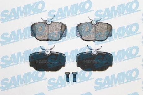 Гальмівні колодки, дискове гальмо (набір) SAMKO 5SP319 (фото 1)