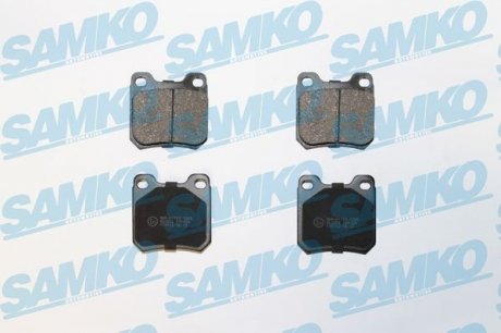 Колодки тормозные дисковые SAMKO 5SP334 (фото 1)