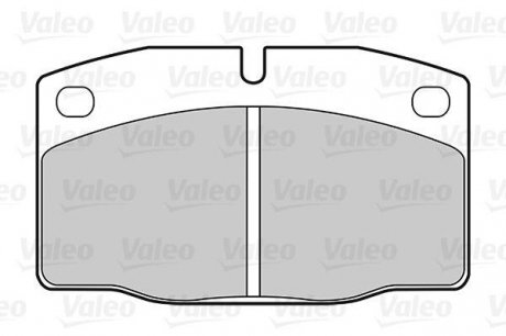 Комплект тормозных колодок Valeo 301182 (фото 1)